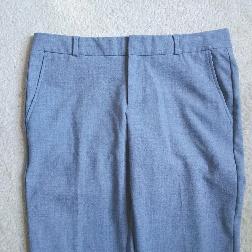 Banana Republic Ryan Dress Pants Womens Size 10P Grayish Blue 31x27 Career - Picture 3 of 9